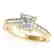 0.95 CTW Certified VS/SI Princess Diamond Solitaire