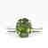 3 CTW Green Tourmaline Designer Inspired Solitaire Ring