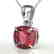 2 CTW Cushion Cut Pink Tourmaline Designer Solitaire