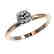 0.78 CTW Certified H-SI/I Quality Diamond Solitaire - 2