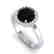 2 CTW Halo VS/SI Diamond Micro Pave Ring 18K White Gold - 2