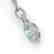 3 CTW Aquamarine & Micro Pave Halo VS/SI Diamond - 2