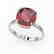 6 CTW Cushion Cut Pink Tourmaline Inspired Solitaire - 2