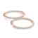 2.25 CTW Diamond VS/SI Certified 43 Mm Hoop Earrings