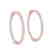 2.25 CTW Diamond VS/SI Certified 43 Mm Hoop Earrings - 2