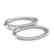 2.15 CTW Diamond VS/SI Certified 38 Mm Hoop Earrings