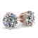 1.50 CTW VS/SI Diamond Stud Solitaire Earrings 14K Rose