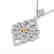 1.40 CTW Citrine & Micro Pave VS/SI Diamond Designer - 2