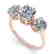 2.0 CTW Certified VS/SI Cushion Diamond Art Deco Ring - 2