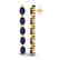 7 CTW Sapphire & VS/SI Diamond Tennis Earrings 10K