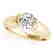 0.5 CTW Certified VS/SI Diamond Solitaire Ring 14K - 2
