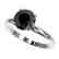 2 CTW Fancy Black VS Diamond Solitaire Engagement Ring