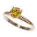 1.27 CTW Certified Intense Yellow SI Diamond Solitaire