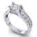 2.55 CTW Certified VS/SI Diamond Art Deco Micro Ring - 2