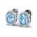 5.50 CTW Sky Blue Topaz & Micro VS/SI Diamond Halo