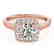 1.37 CTW Certified VS/SI Diamond Solitaire Halo Ring