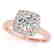 1.37 CTW Certified VS/SI Diamond Solitaire Halo Ring - 2