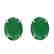 7 CTW Emerald Designer Inspired Solitaire Stud Earrings