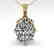 1 CTW VS/SI Oval Diamond Solitaire Necklace 14K Yellow - 2