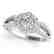1.43 CTW Certified VS/SI Diamond Solitaire Halo Ring