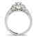 1.43 CTW Certified VS/SI Diamond Solitaire Halo Ring - 2