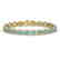 10.76 CTW Swiss Topaz & Diamond Halo Bracelet 10K