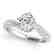 0.75 CTW Certified VS/SI Diamond Bypass Solitaire Ring