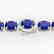 23.25 CTW Sapphire & VS/SI Diamond Tennis Micro Pave