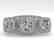 2 CTW VS/SI Cushion Cut Diamond Ring Art Deco 14K White