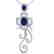 5.85 CTW Sapphire & Micro Pave VS/SI Diamond Earrings