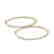 2.75 CTW Diamond VS/SI Certified 28 Mm Hoop Earrings