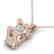1.15 CTW Certified VS/SI Diamond Art Deco Stud Necklace - 2