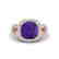 3.75 CTW Amethyst & Micro VS/SI Diamond Ring 14K Rose
