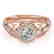 0.93 CTW Certified VS/SI Diamond Solitaire Antique Ring