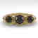 1.00 CTW Black Diamond Art Deco Ring 14K Yellow Gold