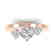 1.25 CTW Certified VS/SI Diamond Solitaire 3 Stone Ring