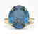 9 CTW London Blue Topaz Designer Solitaire Engagement