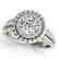 1.15 CTW Certified VS/SI Diamond Solitaire Halo Ring - 2