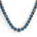 87 CTW London Blue Topaz & VS/SI Diamond Halo Micro - 2