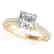 0.8 CTW Certified VS/SI Princess Diamond Solitaire ring