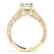 0.8 CTW Certified VS/SI Princess Diamond Solitaire ring - 2