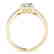 1.1 CTW Certified VS/SI Princess Diamond Solitaire Halo - 2