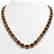 60.59 CTW Garnet & Diamond Halo Necklace 10K Yellow
