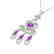 5.50 CTW Amethyst & Micro Pave VS/SI Diamond Heart - 2