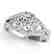 2 CTW Certified VS/SI Diamond Solitaire Halo Ring 14K