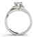 2 CTW Certified VS/SI Diamond Solitaire Halo Ring 14K - 2