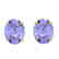 7 CTW Tanzanite Designer Inspired Solitaire Stud
