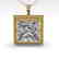 1 CTW VS/SI Princess Diamond Solitaire Necklace 14K - 2