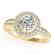 1.35 CTW Certified VS/SI Diamond Solitaire Halo Ring