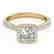 1.15 CTW Certified VS/SI Princess Diamond Solitaire